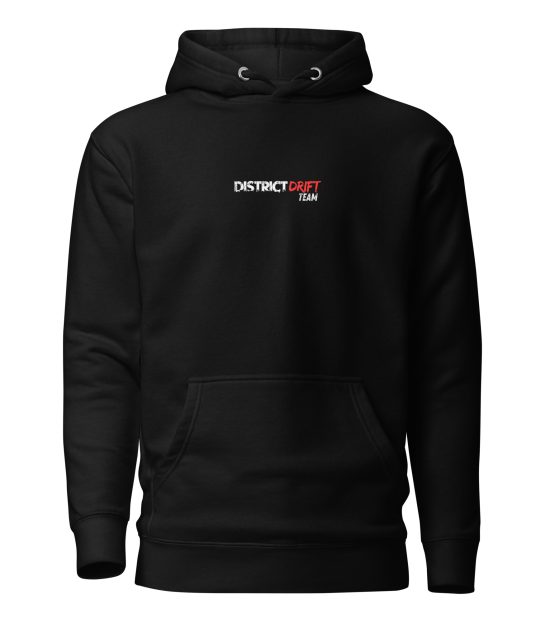Sweat à Capuche noir DISTRICT DRIFT TEAM